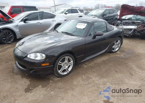 2004 Mazda Mx-5 Miata Ls из США, поврежденный, VIN JM1NB353840403704